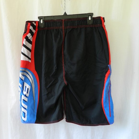 Budweiser Bud Light Mens Swim Trunk Shorts Size 38 - Picture 4 of 6